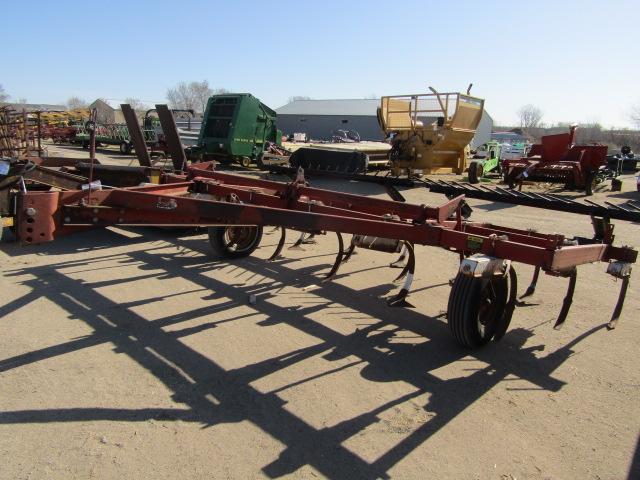 1589, 349-1015, IH # 345 FIELD CULTIVATOR WITH PLOW BAR HARROW, TAX / SIGN