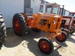 1607. 399-928, MINNEAPOLIS MOLINE 445 GAS TRACTOR, WF, 3 POINT, 13.6 X 38 T