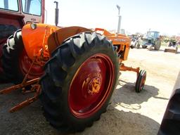 1607. 399-928, MINNEAPOLIS MOLINE 445 GAS TRACTOR, WF, 3 POINT, 13.6 X 38 T
