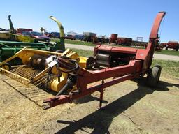 1634. 296-534, NEW HOLLAND MODEL FP 240 FORAGE HARVESTER, METALERT lll, 2 P