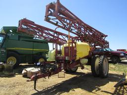 1646. 407-961, HARDI C-1200 SPRAYER, 120FT. BOOMS, HYD. PUMP,  TAX. SIGN ST