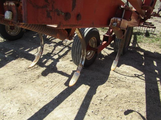 1689. 338-879. WILRICH 24 FT. FIELD CULTIVATOR, 3 BAR HARROW, WALKING TANDE