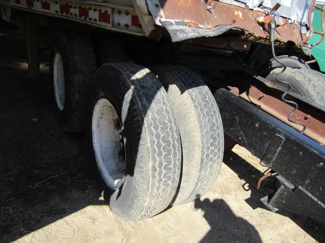 1717. 273-487, SHOP BUILT 42 FT. GRAIN TRAILER WITH DOLLY FOR FARM TRACTOR,
