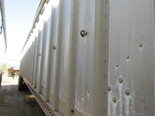 1717. 273-487, SHOP BUILT 42 FT. GRAIN TRAILER WITH DOLLY FOR FARM TRACTOR,