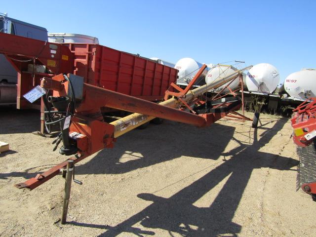 1724. 437-1036, WESTFIELD 8 X 61 SWING HOPPER AUGER, TAX / SIGN ST3