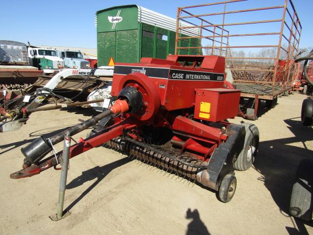 1734. 484-1248, CASE IH 8530 INLINE SQUARE BALER, TAX / SIGN ST3