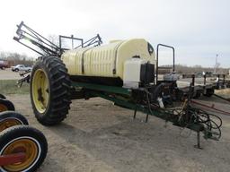 1779. 334-1401, BEST WAY 1000 GALLON SPRAYER, 60 FT. BOOMS, FOAM MARKERS, T