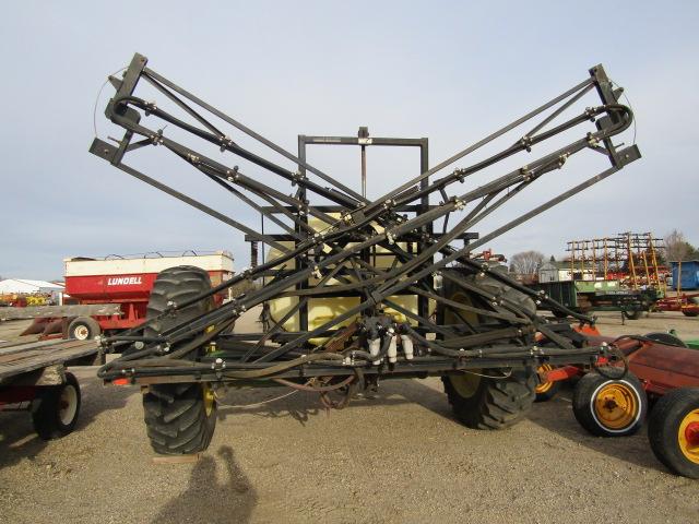 1779. 334-1401, BEST WAY 1000 GALLON SPRAYER, 60 FT. BOOMS, FOAM MARKERS, T