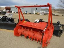 1441. 235-323. AGT 62 INCH SKI LOADER HYDRAULIC FORREST MULCHER, TAX