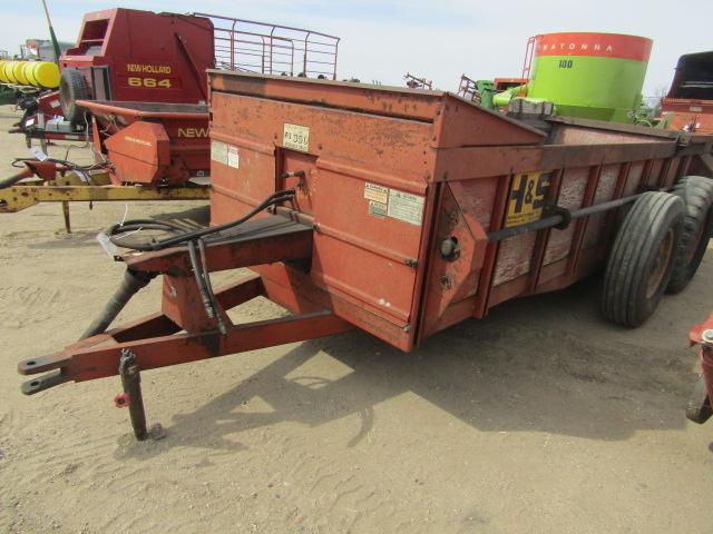 430. 203-234, H&S 350 MANURE SPREADER, ENDGATE, TAX / SIGN ST3