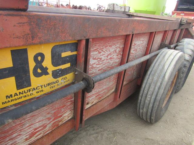 430. 203-234, H&S 350 MANURE SPREADER, ENDGATE, TAX / SIGN ST3