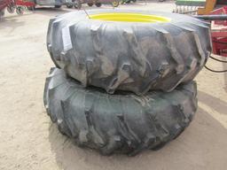 436. 304-553, (2) 20.8 X 34 TIRES, YOUR BID IS FOR THE PAIR, TAX