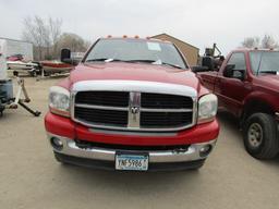 508. 212-251, 06 DODGE ONE TON DUALLY, 4 X4 NOT WORKING, RUNS, AT, SHOWS 18