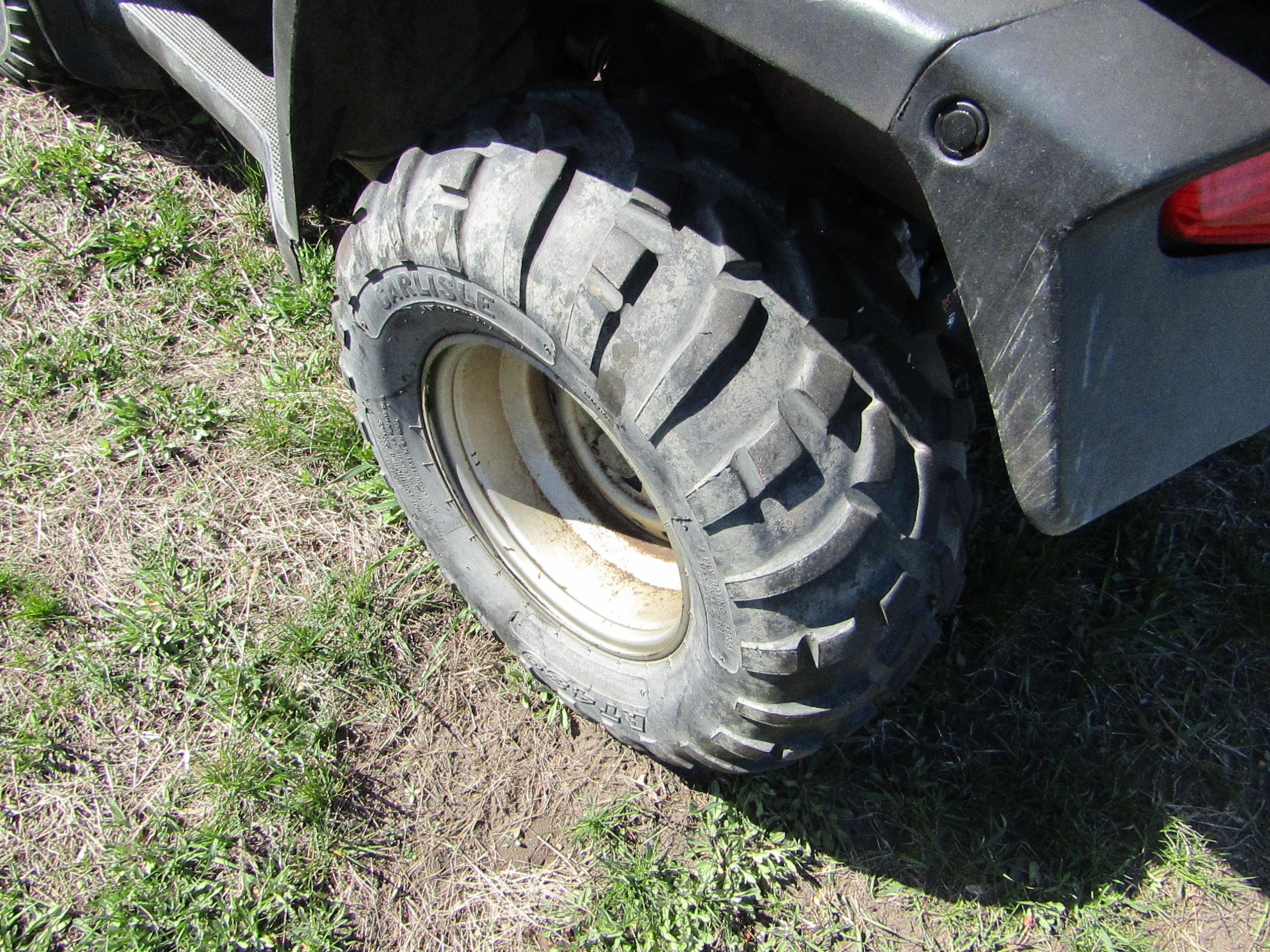 23. 2006 HONDA FOREMAN, 4 X 4, 2 SPARE TIRES, SHOWS 1525 MILES, YOUR BID PL