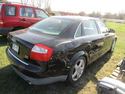 95. 2002 AUDI A4 QUATTRO, 3.0 GAS, AT, 4 DOOR, NEWER MICHELIN TIRES, UNKNOW