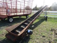 113. CROSS 40 FT. +/0 FLIGHT ELEVATOR WITH ELECTRIC MOTOR