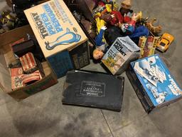 Pallet of vintage boys toys