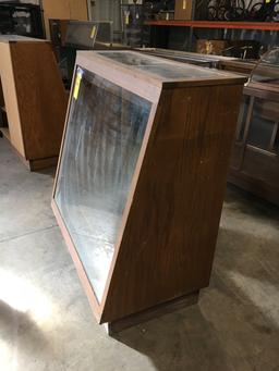 antique glass display case