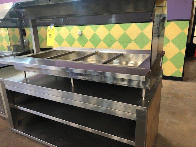 Alto Shaam Hot Bar Unit w/SS Base Model HFT2-400 S/N 1745314-000