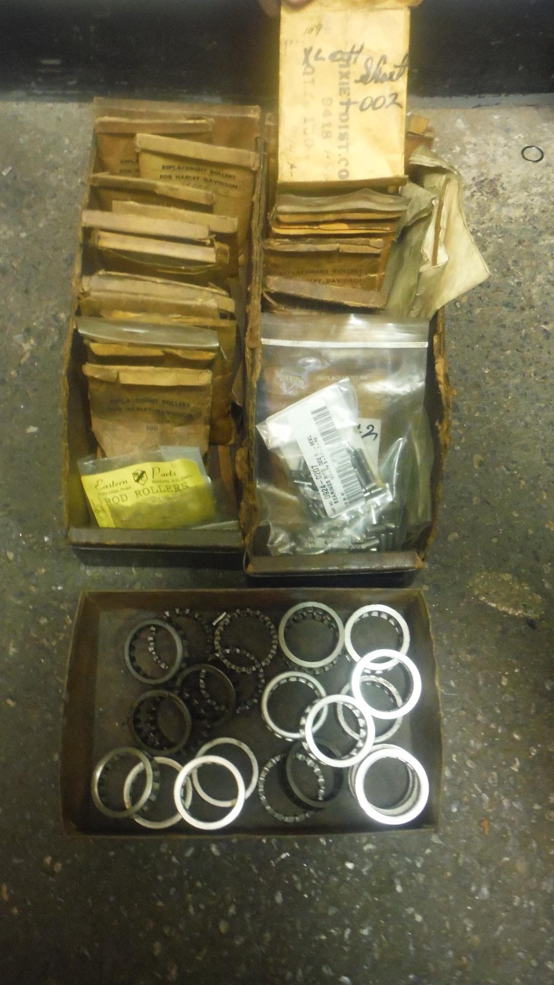 Lot of assorted roller bearings & cages