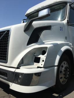 2015 Volvo VNL64T Tractor Truck, heavy duty, conventional cab, 6x4, 10 speed manual transmission, 12