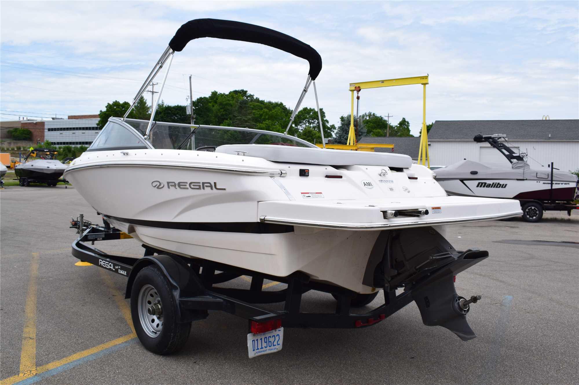 2014 Regal Model: 1900 ESX. VIN:RGMBV114A414. Hours: 189. This boat is located in Grand Rapids, MI.