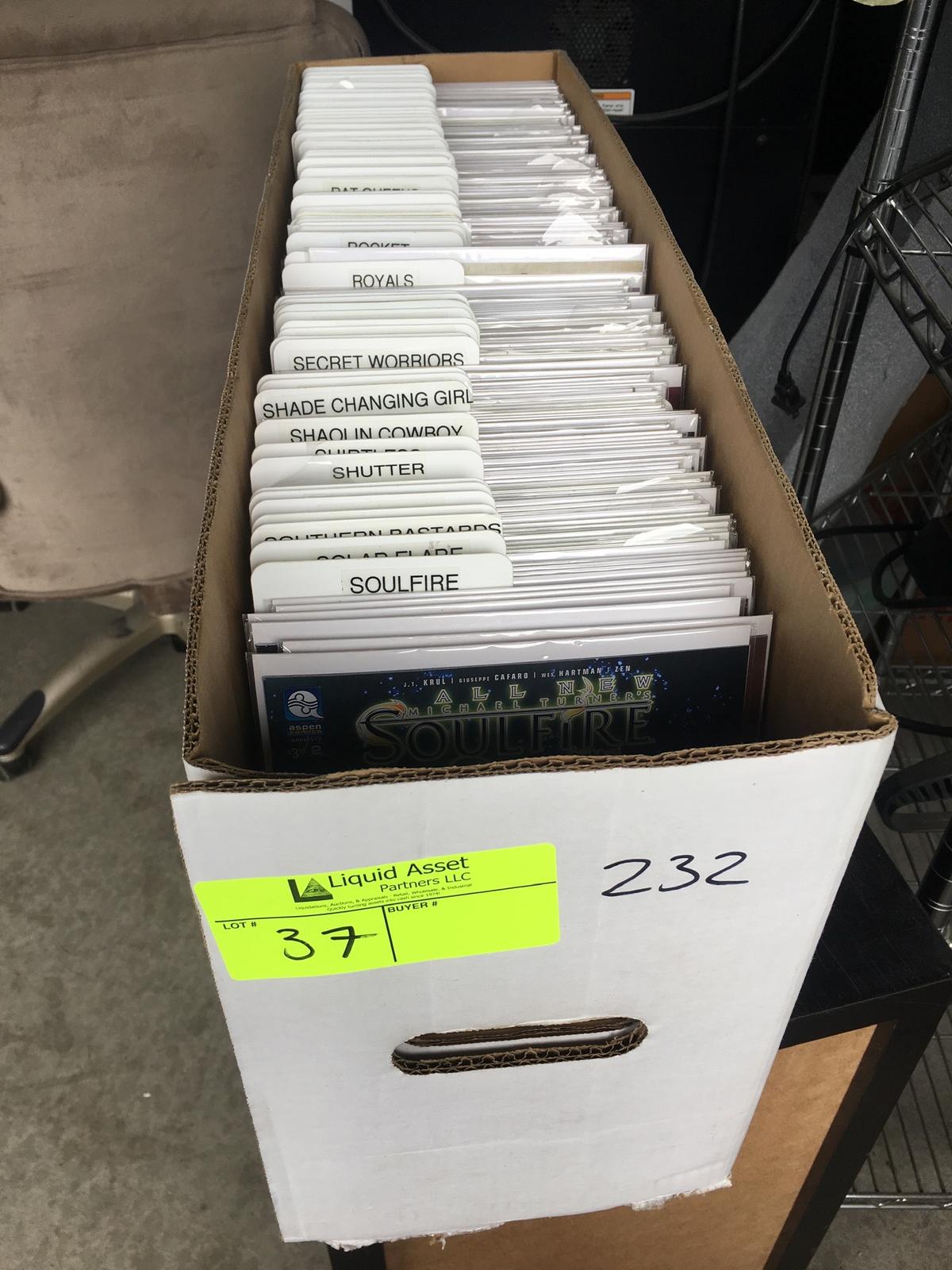 232 New Comic Books, titles to include but not limited to: Soulfire, Solar Flare, Southern Bastards,