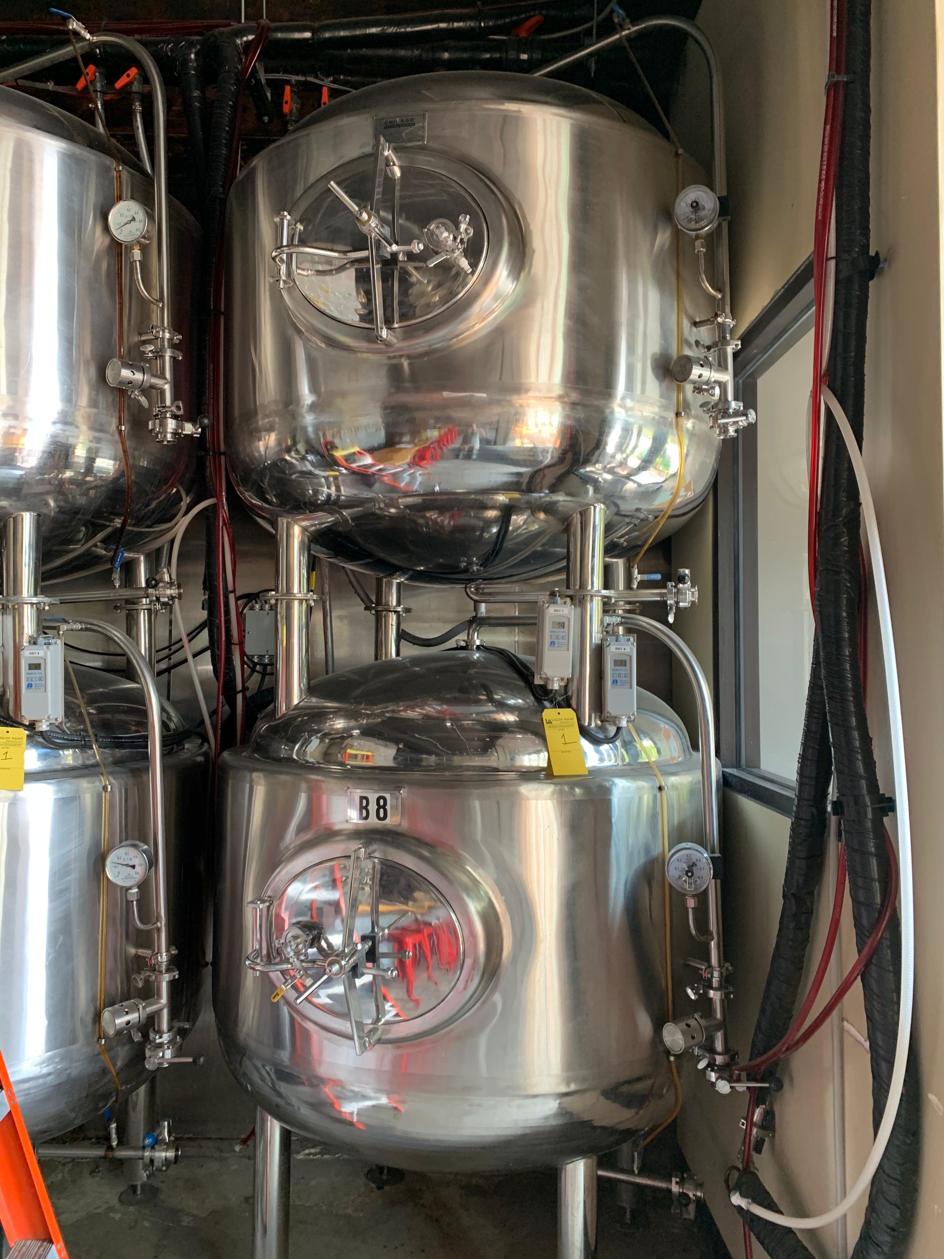Stainless Steel Holding Tanks w/ Master Control System