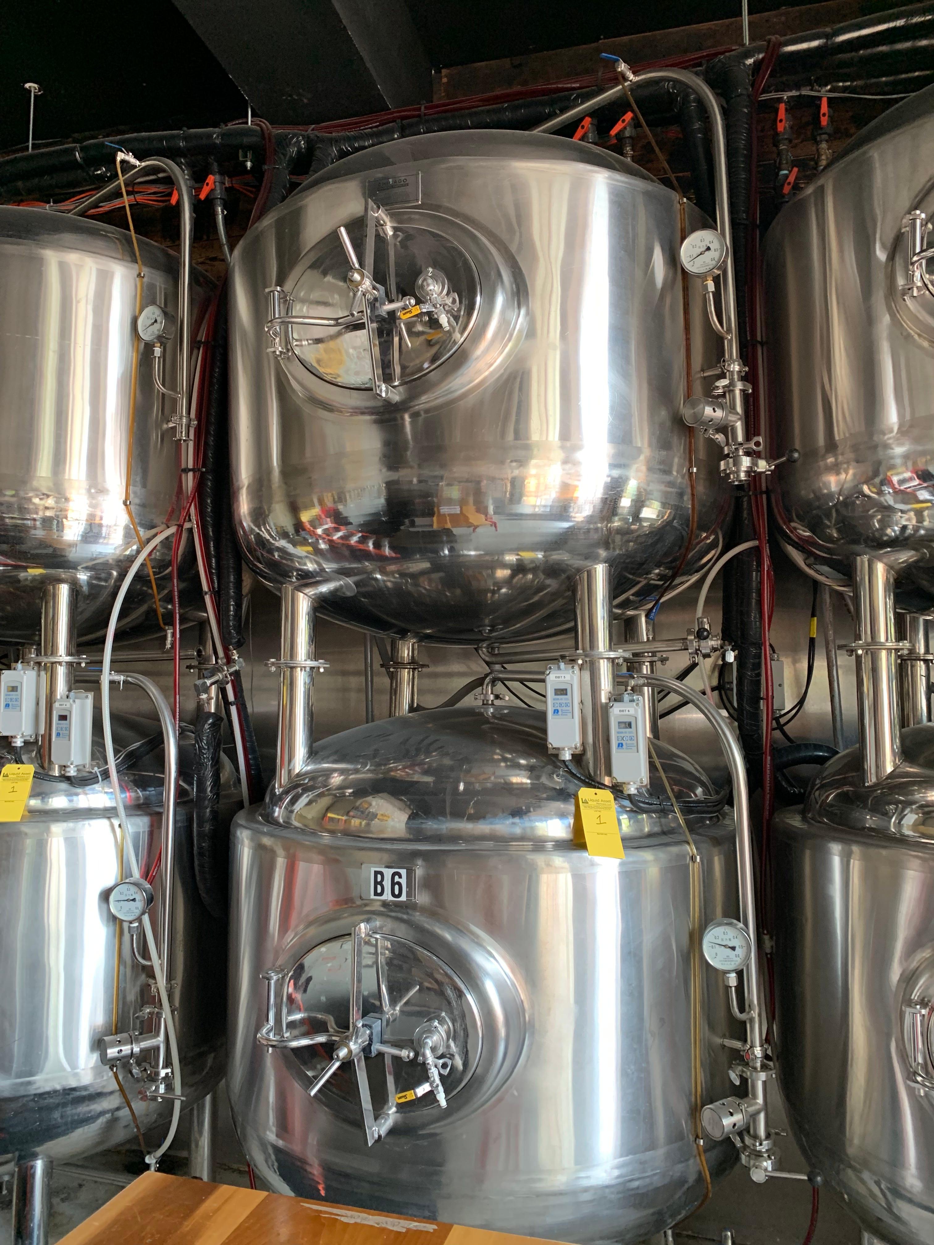 Stainless Steel Holding Tanks w/ Master Control System