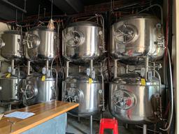 Stainless Steel Holding Tanks w/ Master Control System