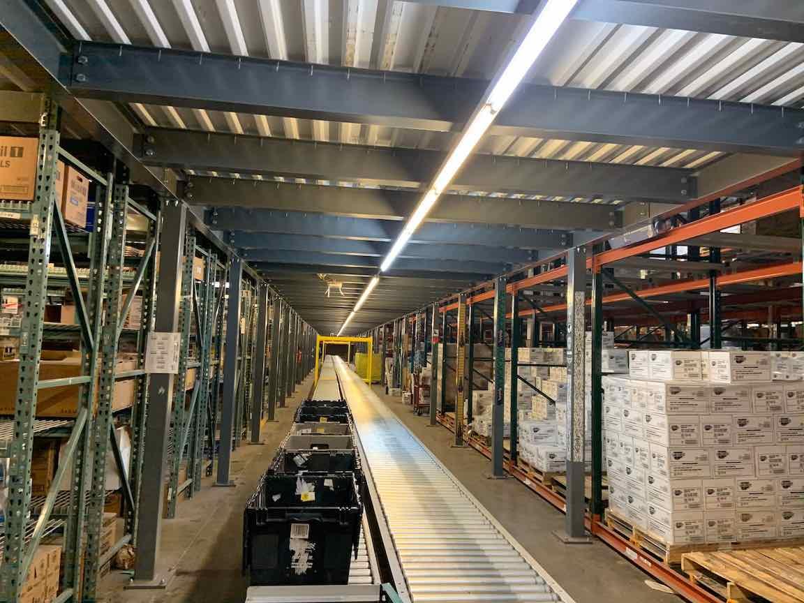 Rack Supported Mezzanine 46’x200’