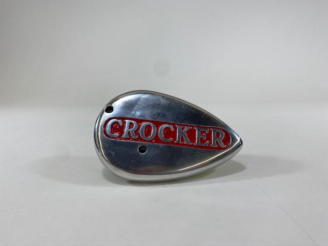 Crocker Motorcycle Carb Cover - Rare