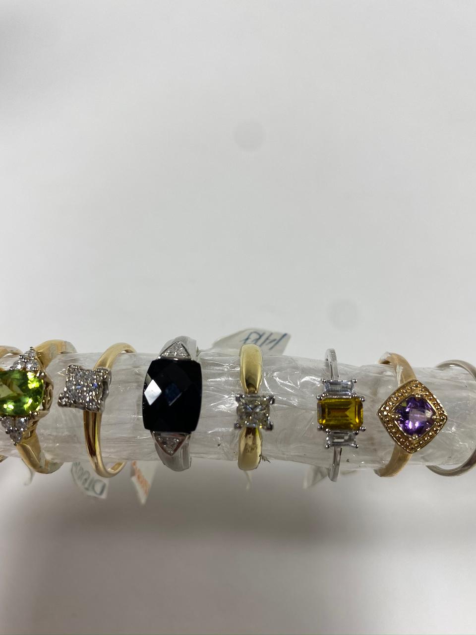 Women's Rings, sizes vary. Estimated Retail Value of $3,074.00