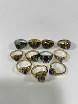 Class Rings, sizes vary