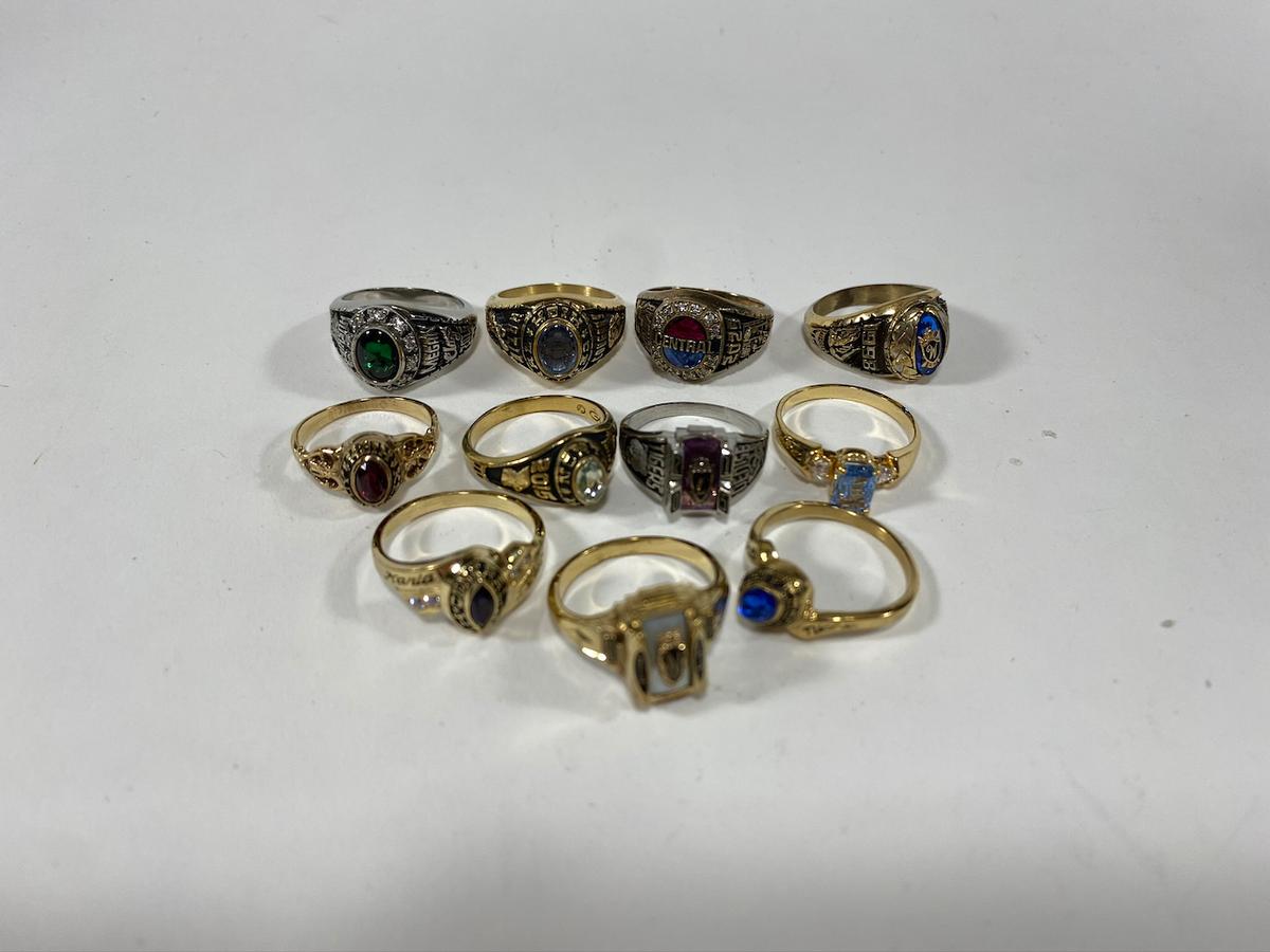 Class Rings, sizes vary