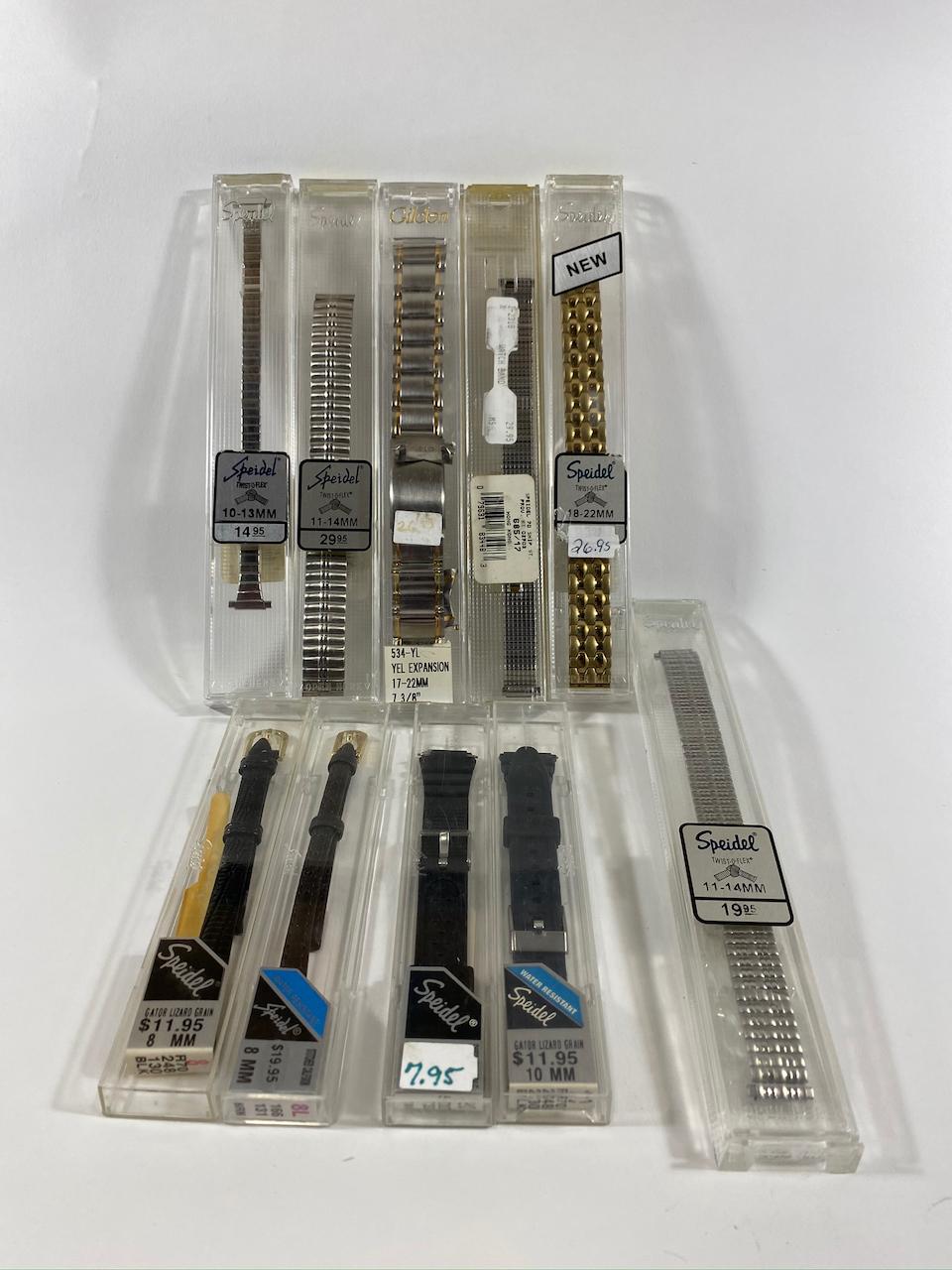 Watch bands, ranging from 8mm to 22mm. Estimated Retail Value of $201.00