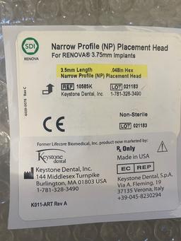 10585  Renova SDI 35mm Narrow Profile Placement Head