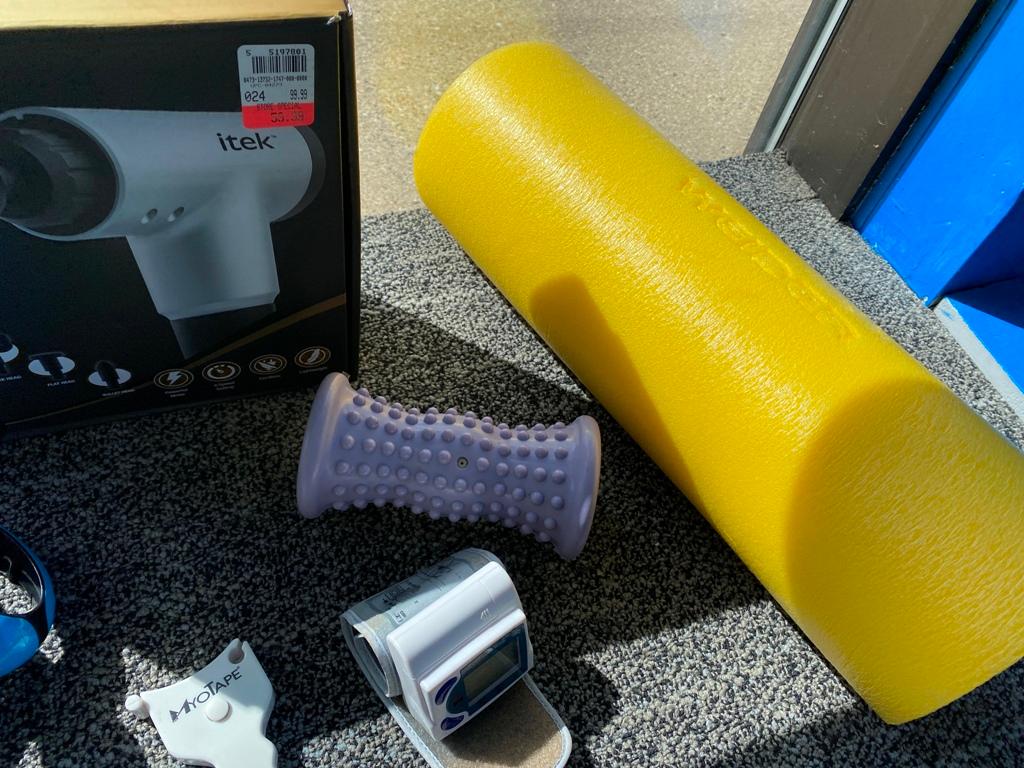 Massage Equipment: itek Pro Impact Massager, Misc. Rollers & Massagers