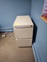 Small metal filing cabinet