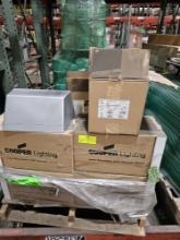 New in Boxes Cooper Lighting Trapizoid LED Lighting Fixtures