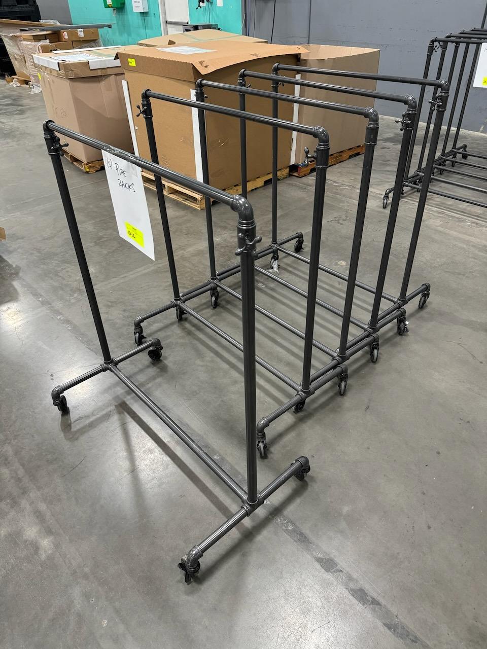 Rolling Adjustable Pipe Racks