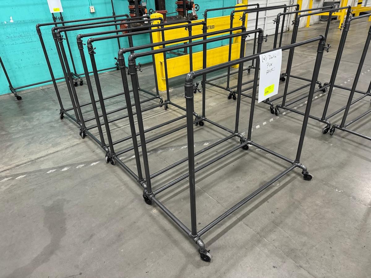 Rolling Adjustable Pipe Racks