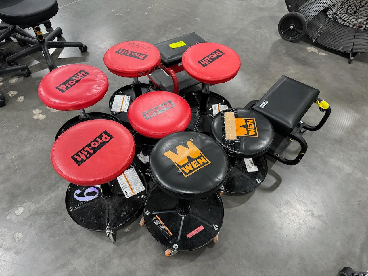 Rolling Shop Stools