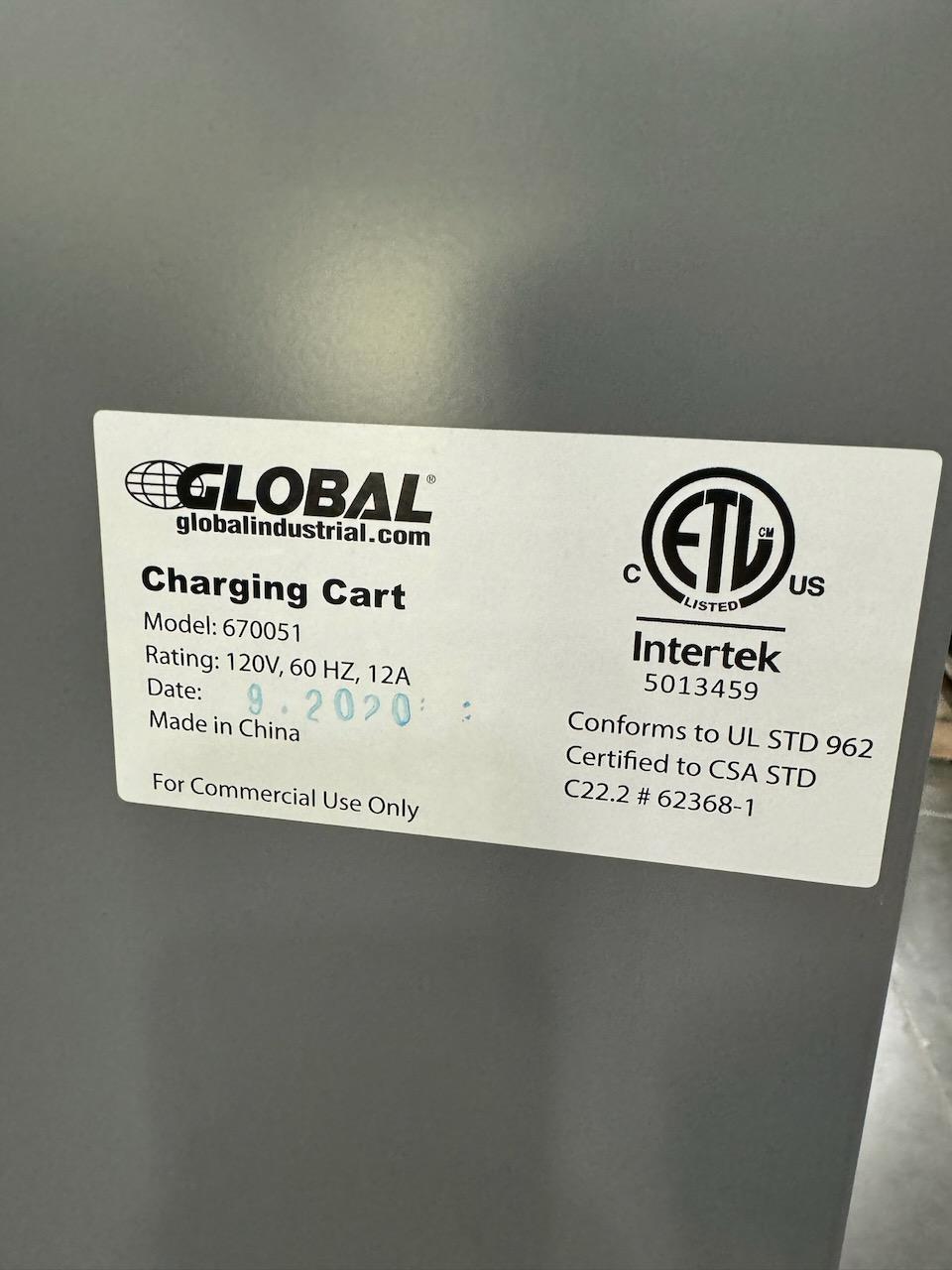 Global Industrial Device Charging Carts