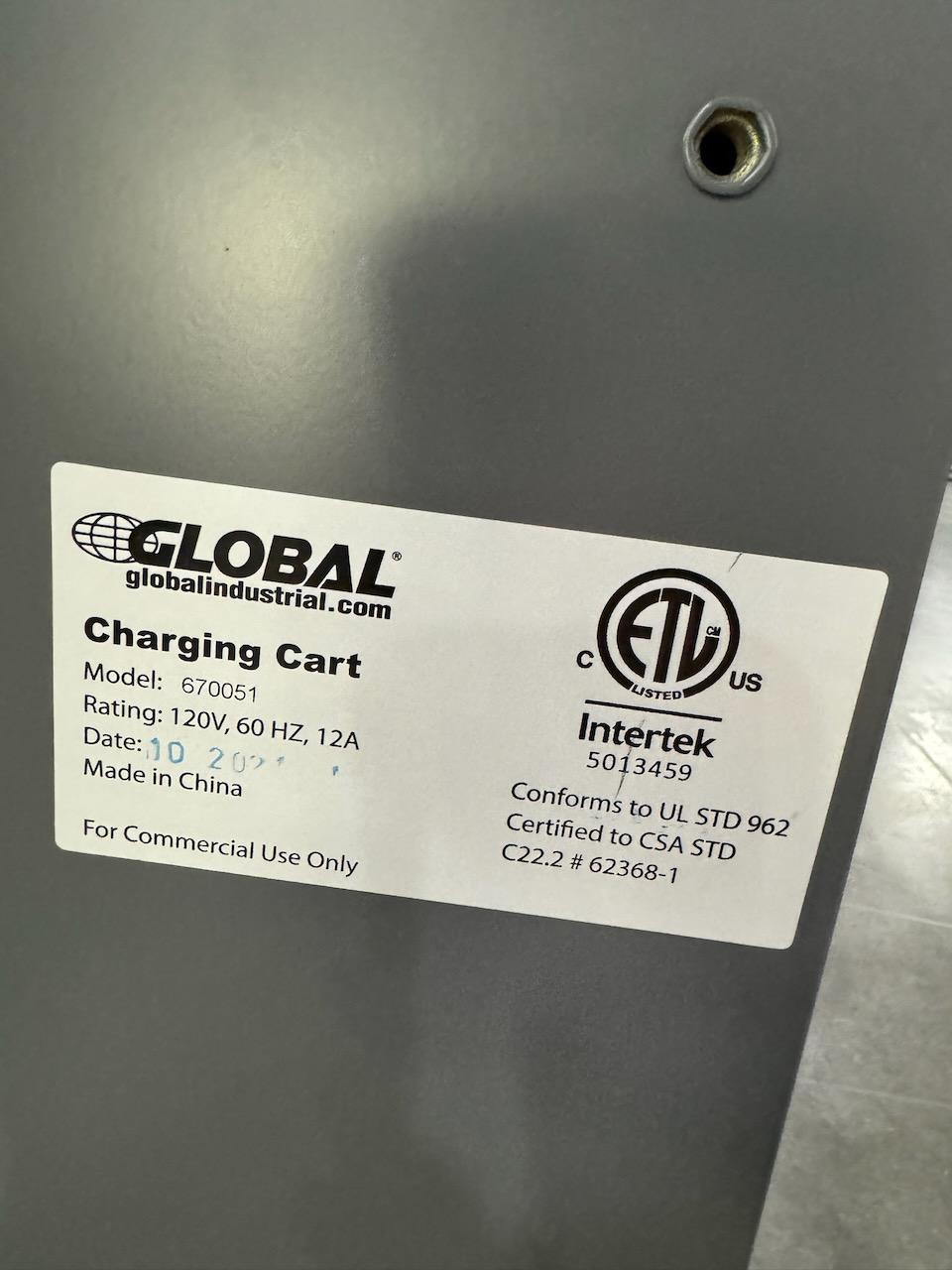 Global Industrial Device Charging Carts