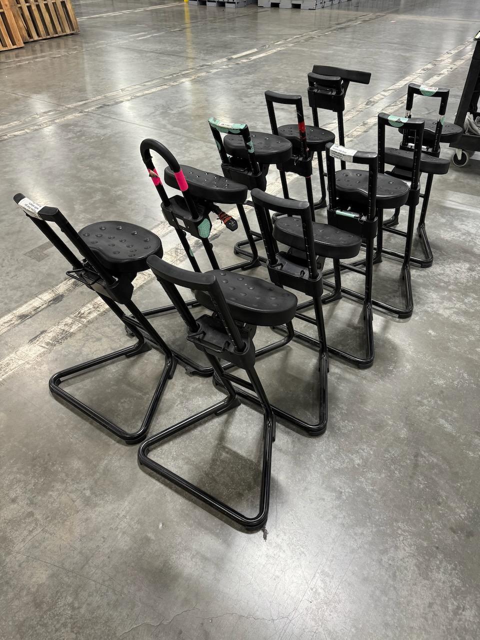 Adjustable Standing Work Support Chairs