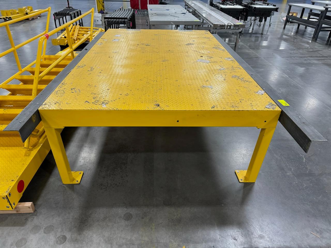 Yellow Steel Table