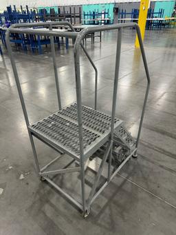 3-Step Rolling Safety Ladder