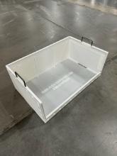 Corrugated Plastic Totes w/ Hopper Front