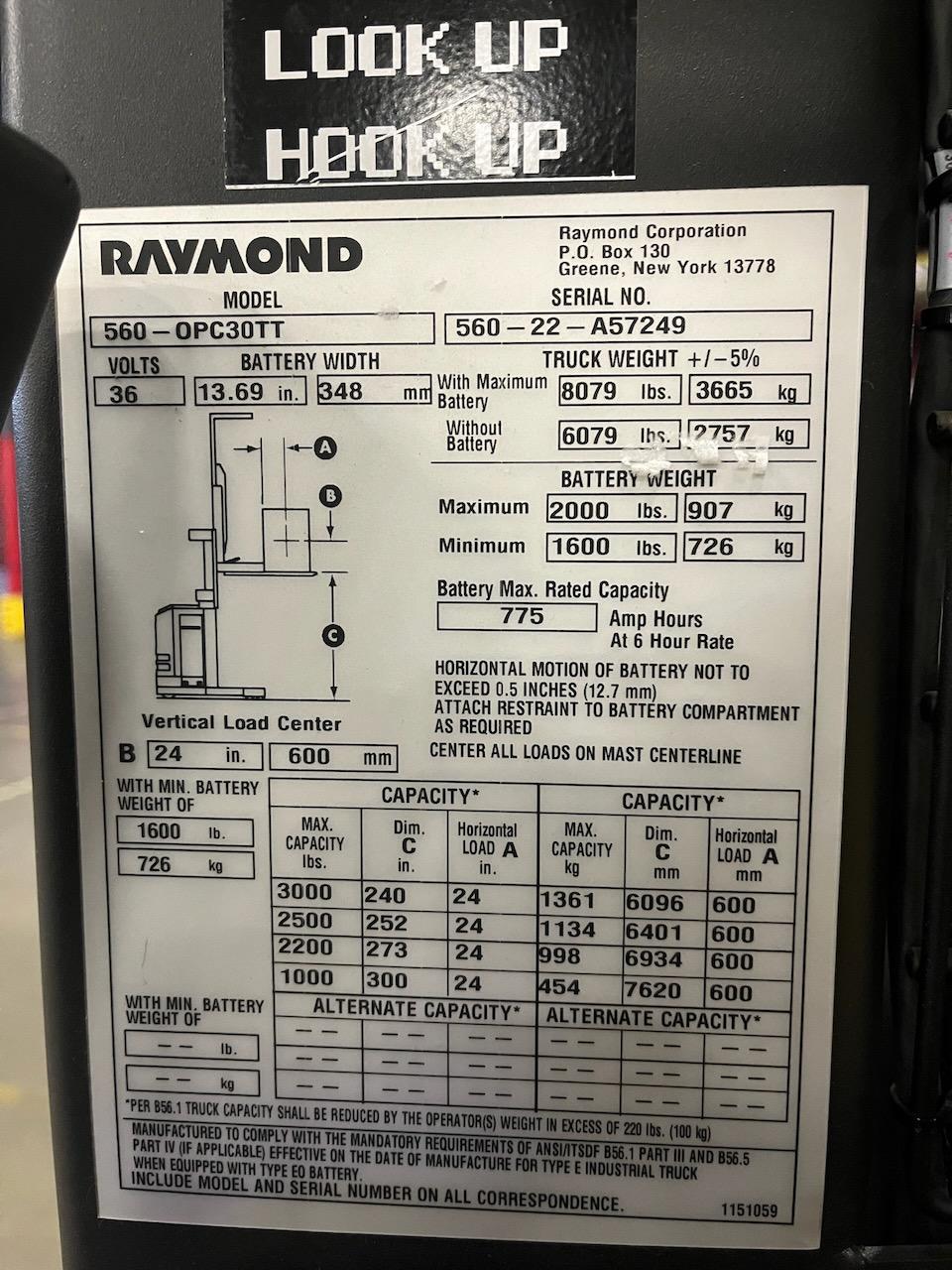 Raymond Order Picker